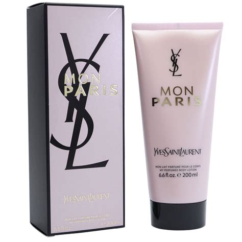 ysl body lotion mon paris|ysl paris body cream 200ml.